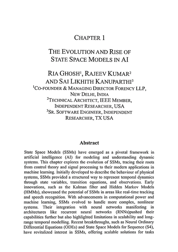 The Evolution and Rise of State Space Models in AI